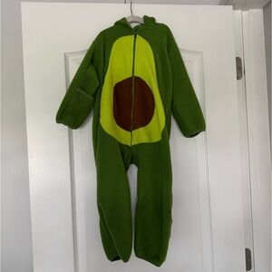 Green Avocado Kids One Piece fleece costume
